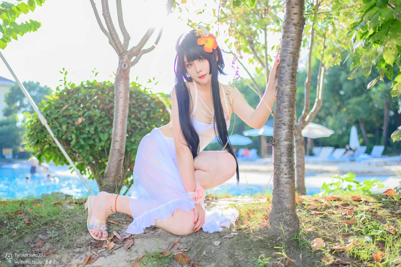 Natsuko夏夏子 - 碧蓝航线 比叡 泳装-erohere33.webp